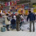 Kóstoltatás az Auchan-ban 2009. okt. 3-án